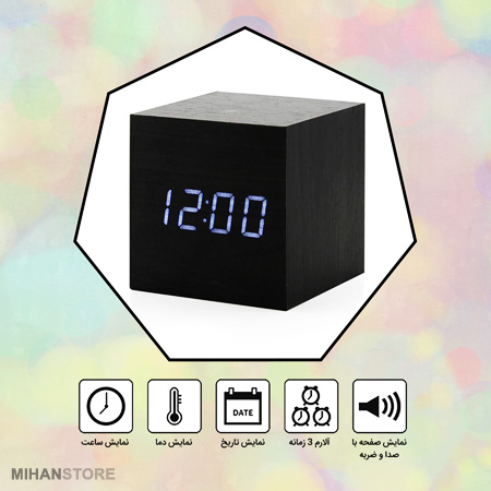 خرید ساعت و دماسنج LED رومیزی خرید ساعت و دماسنج LED رومیزی